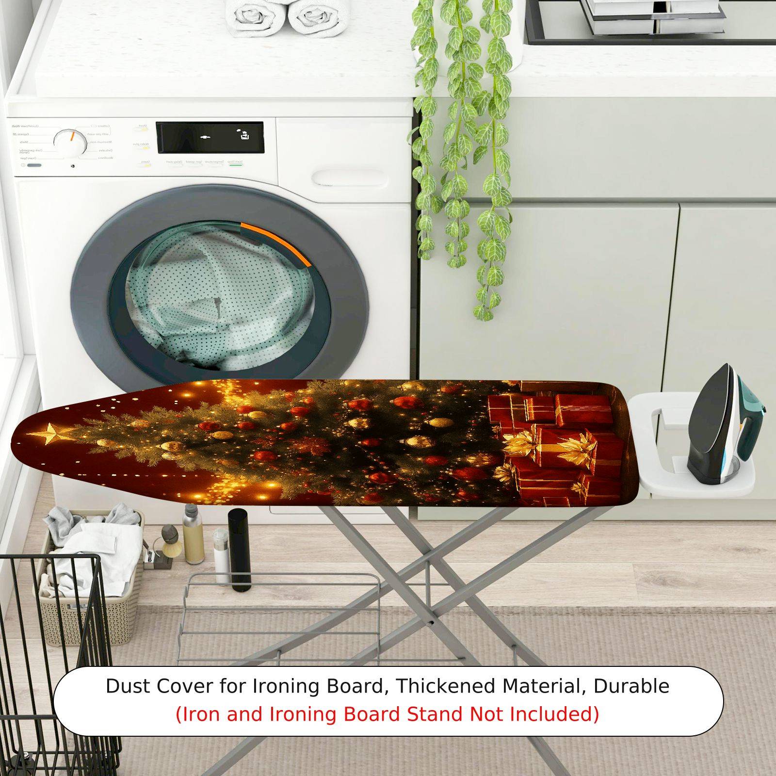 1-Piece Christmas Tree Ornaments Gifts  Ironing Board Cover, Universal Size, Without Board