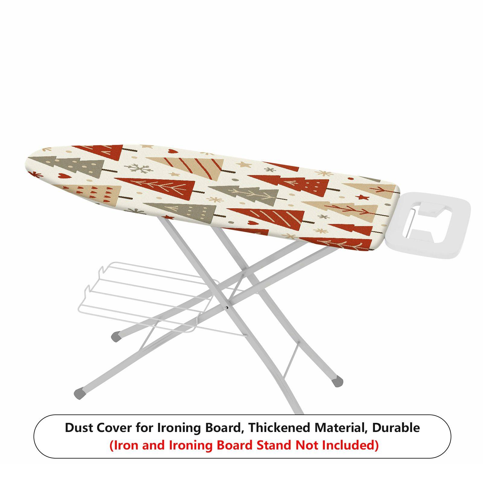 1-Piece Festive Christmas Tree Winter  Ironing Board Cover, Universal Size, Without Board