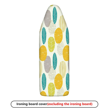 1-Piece Abstract Leaf Pattern Geometric  Ironing Board Cover, Universal Size, Without Board