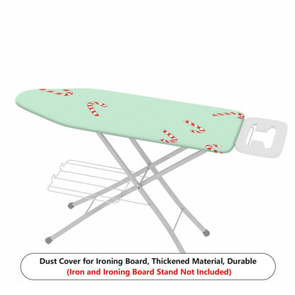 1-Piece Christmas Candy Cane Pattern Festive Holiday  Ironing Board Cover, Universal Size, Without Board