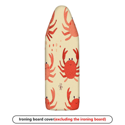 1-Piece Crab Pattern Fun Colorful  Ironing Board Cover, Universal Size, Without Board