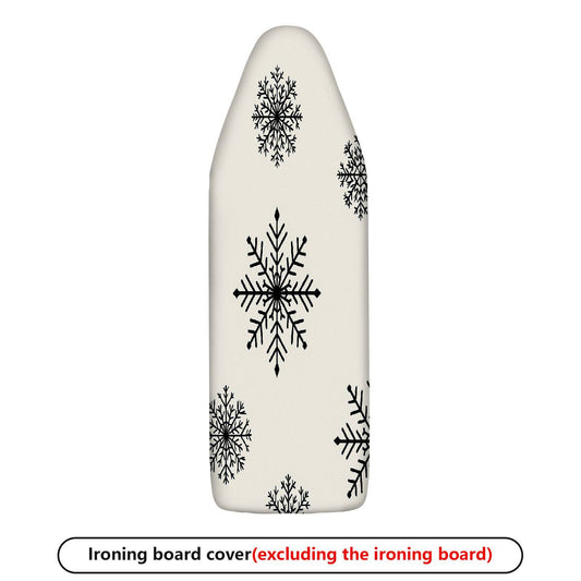 1-Piece Snowflake Pattern Christmas Winter  Ironing Board Cover, Universal Size, Without Board
