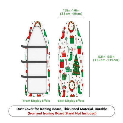 1-Piece Christmas Stockings Ornaments  Ironing Board Cover, Universal Size, Without Board