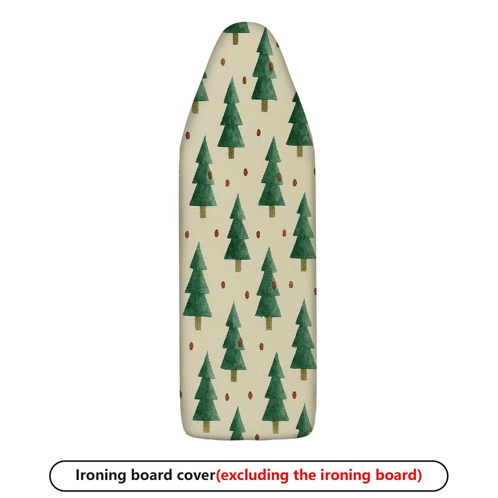 1-Piece Christmas Tree Pattern Decorative Printed  Ironing Board Cover, Universal Size, Without Board