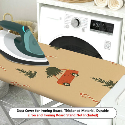 1-Piece Christmas Tree Car Candy  Ironing Board Cover, Universal Size, Without Board