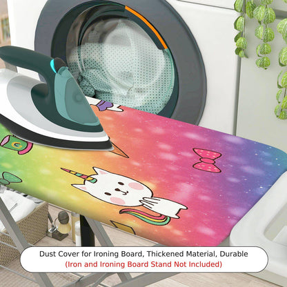 1-Piece Unicorn Rainbow Cute  Ironing Board Cover, Universal Size, Without Board