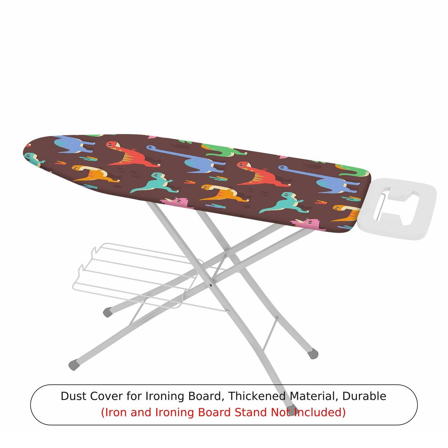 1-Piece dinosaur colorful fun  Ironing Board Cover, Universal Size, Without Board