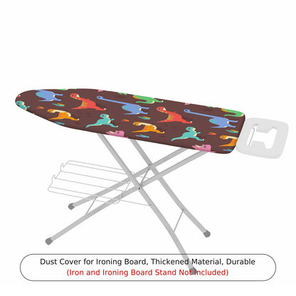 1-Piece dinosaur colorful fun  Ironing Board Cover, Universal Size, Without Board