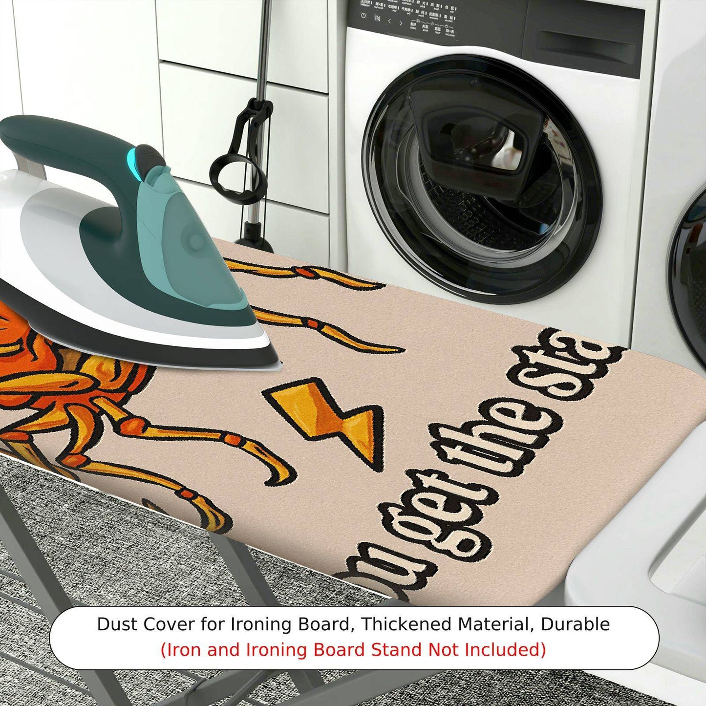 1-Piece Crab Pattern Funny  Ironing Board Cover, Universal Size, Without Board
