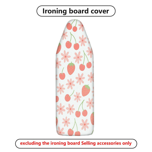 1-Piece Cherry Fruit Floral  Ironing Board Cover, Universal Size, Without Board