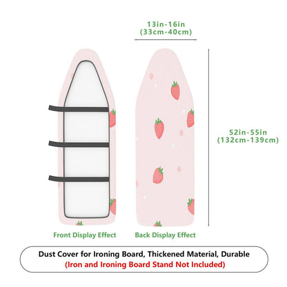 1-Piece Strawberry Pink Cute  Ironing Board Cover, Universal Size, Without Board