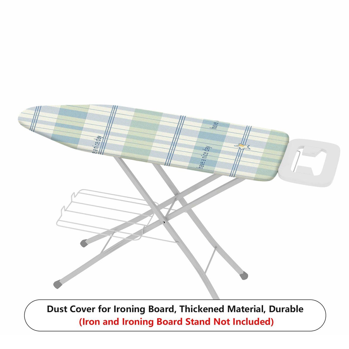 1-Piece Plaid Check Star  Ironing Board Cover, Universal Size, Without Board