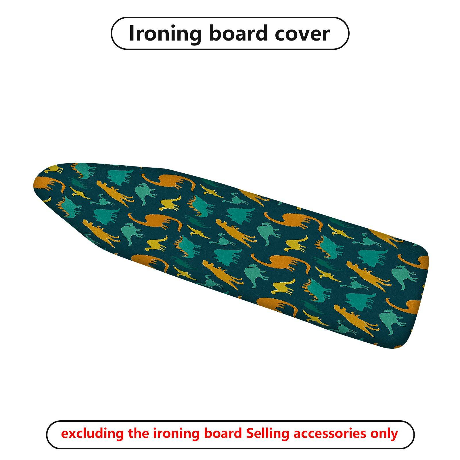 1-Piece Dinosaur Pattern Colorful Fun  Ironing Board Cover, Universal Size, Without Board