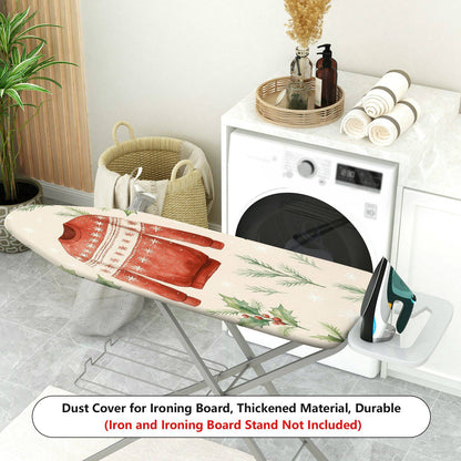 1-Piece Christmas sweater holly seasonal  Ironing Board Cover, Universal Size, Without Board