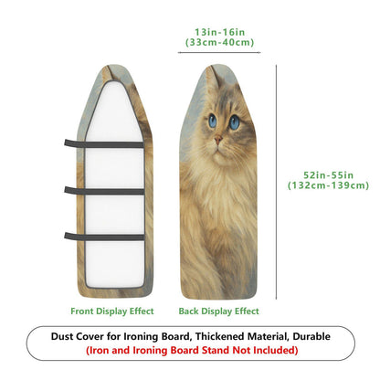 1-Piece Cat Pattern Cute Feline  Ironing Board Cover, Universal Size, Without Board