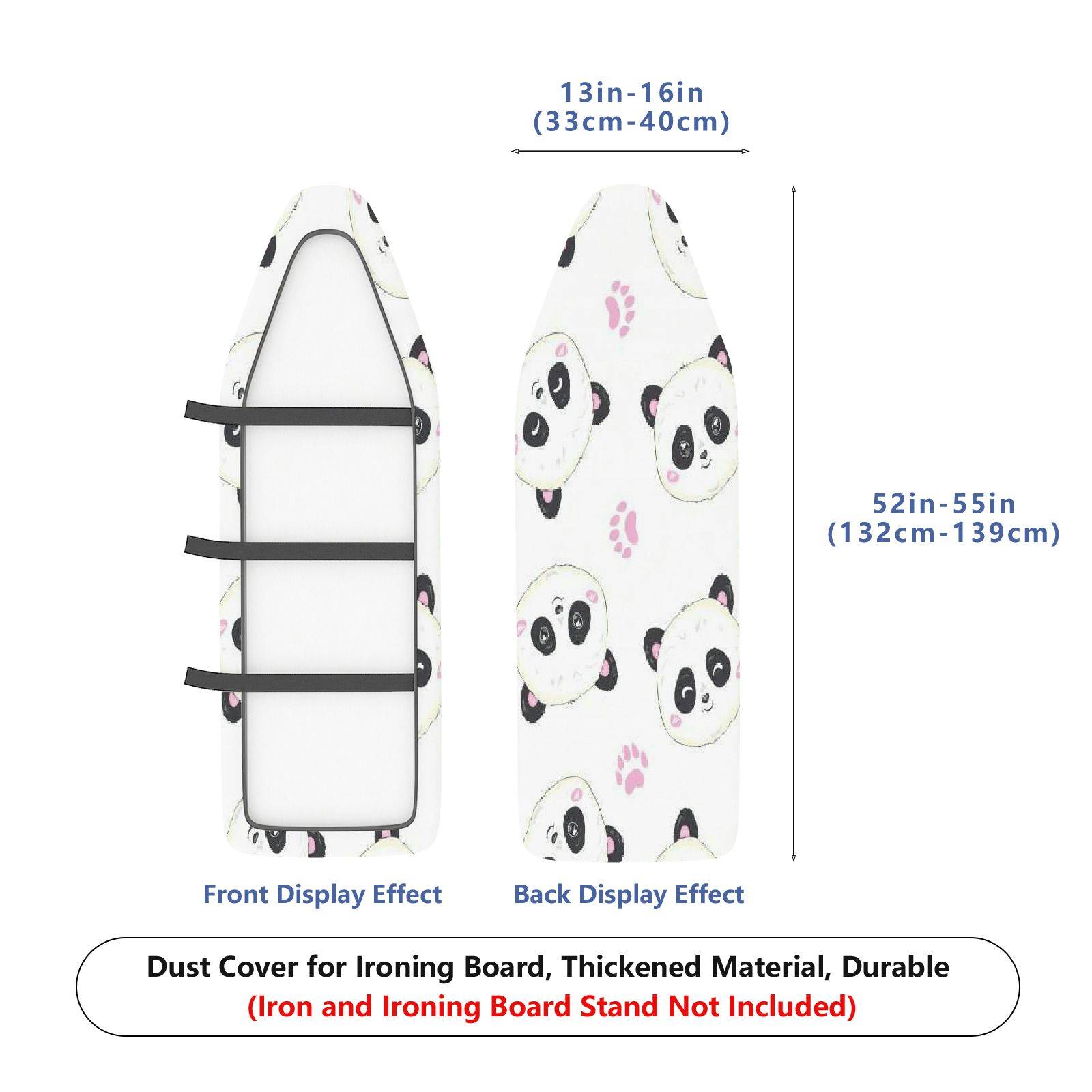 1-Piece Panda  Cute  Ironing Board Cover, Universal Size, Without Board