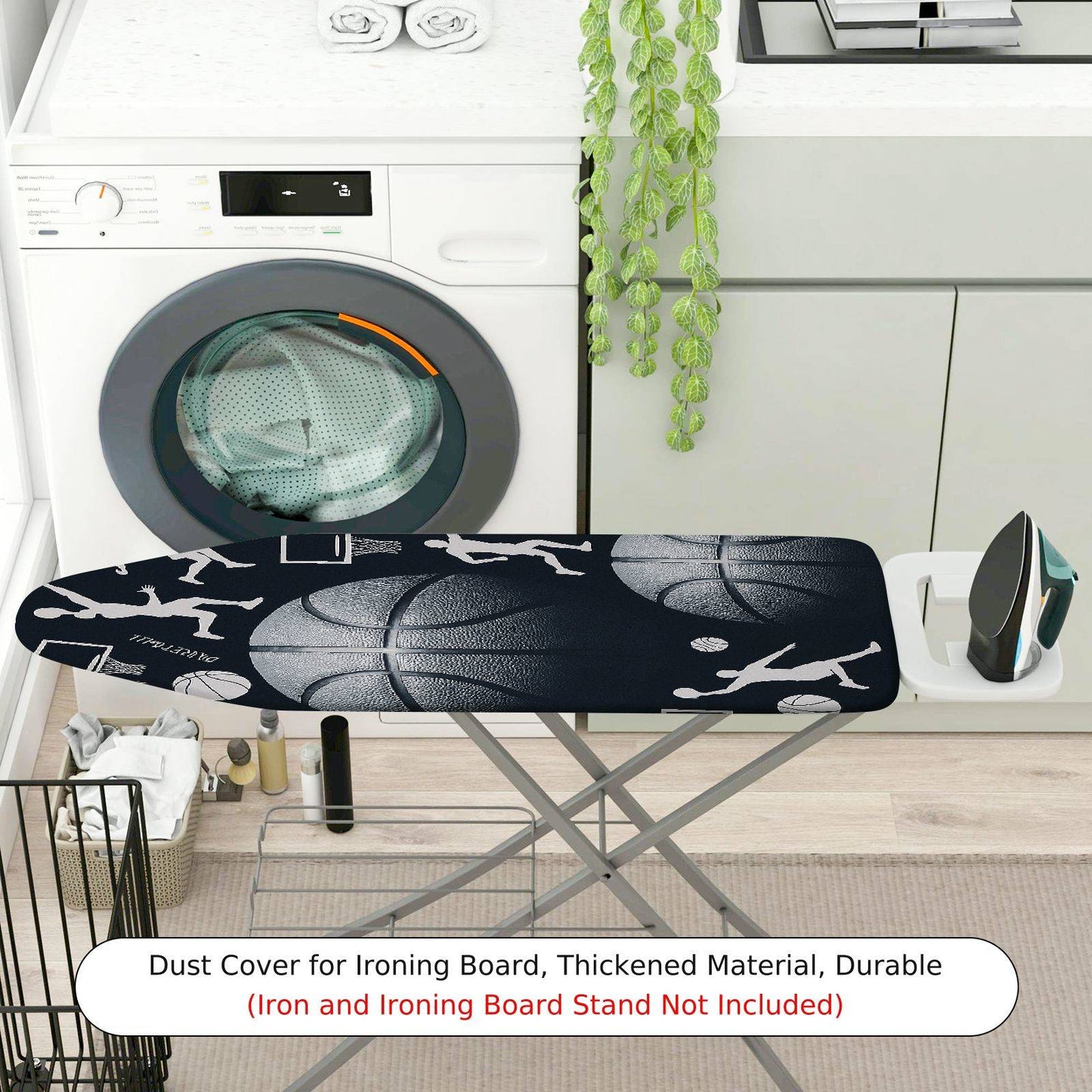 1-Piece Basketball Sports Athlete  Ironing Board Cover, Universal Size, Without Board