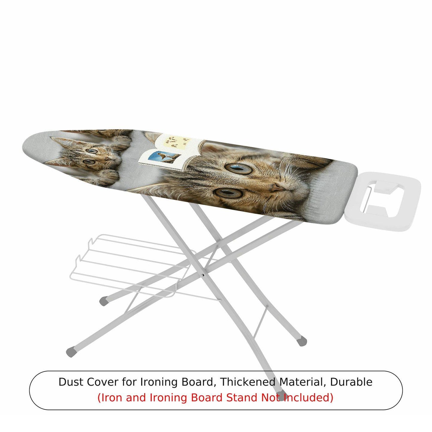 1-Piece Cat Book Cute  Ironing Board Cover, Universal Size, Without Board