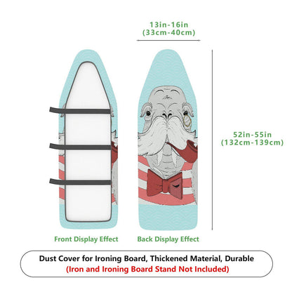 1-Piece Christmas Santa Claus  Ironing Board Cover, Universal Size, Without Board