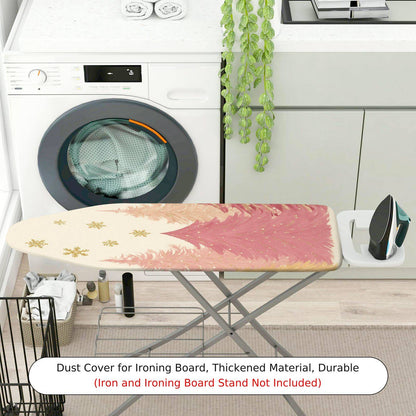 1-Piece Christmas Snowflakes Trees  Ironing Board Cover, Universal Size, Without Board