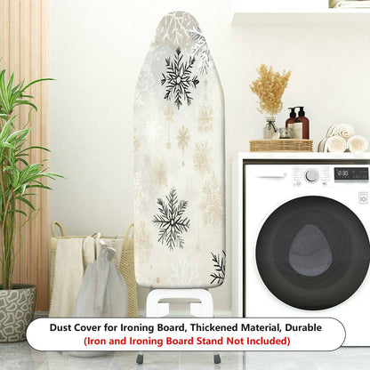 1-Piece Snowflake Christmas Winter  Ironing Board Cover, Universal Size, Without Board