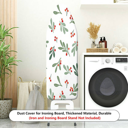 1-Piece Berry Leaf Christmas New Year  Ironing Board Cover, Universal Size, Without Board