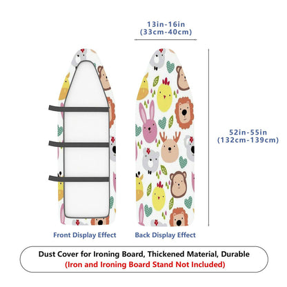 1-Piece Animal Pattern Colorful Cute  Ironing Board Cover, Universal Size, Without Board