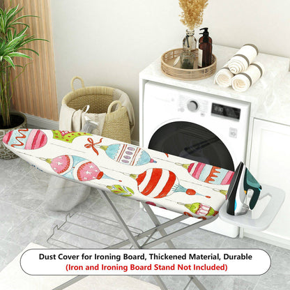 1-Piece Christmas Baubles Festive Ornament  Ironing Board Cover, Universal Size, Without Board