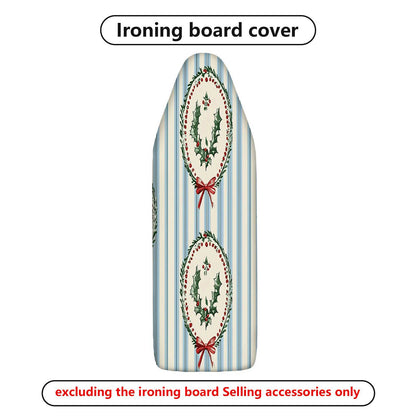 1-Piece Christmas Holly Festive  Ironing Board Cover, Universal Size, Without Board