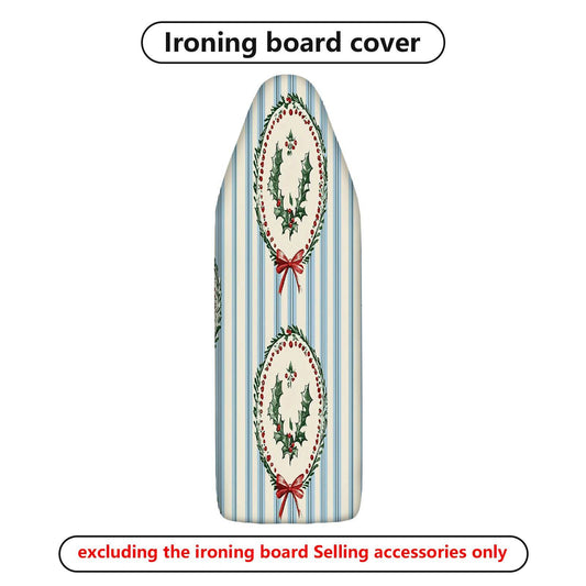 1-Piece Christmas Holly Festive  Ironing Board Cover, Universal Size, Without Board