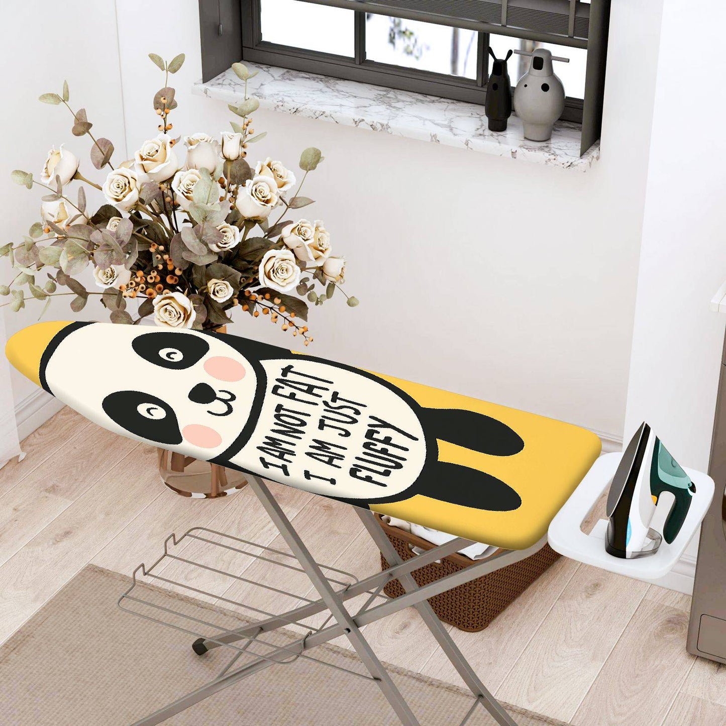 1-Piece Panda  Cute  Ironing Board Cover, Universal Size, Without Board
