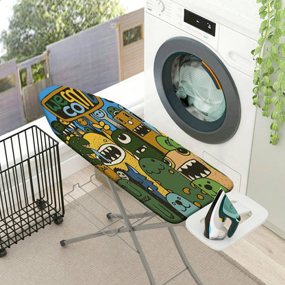 1-Piece Fun Bright  Ironing Board Cover, Universal Size, Without Board
