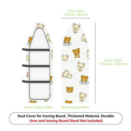 1-Piece Cute  Bear Pattern Animal Style Kawaii  Ironing Board Cover, Universal Size, Without Board