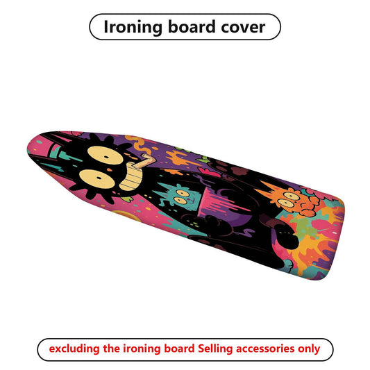 1-Piece Colorful Fun  Ironing Board Cover, Universal Size, Without Board