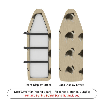 1-Piece Dog Pattern Beige Cute  Ironing Board Cover, Universal Size, Without Board