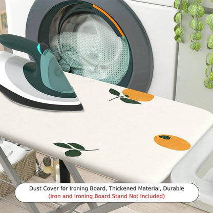 1-Piece Orange Fruit Pattern Leaf  Ironing Board Cover, Universal Size, Without Board