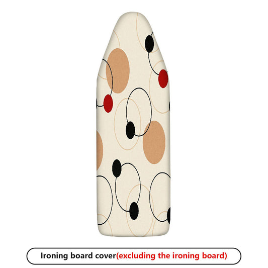 1-Piece Modern Geometry Circle Pattern Beige  Ironing Board Cover, Universal Size, Without Board