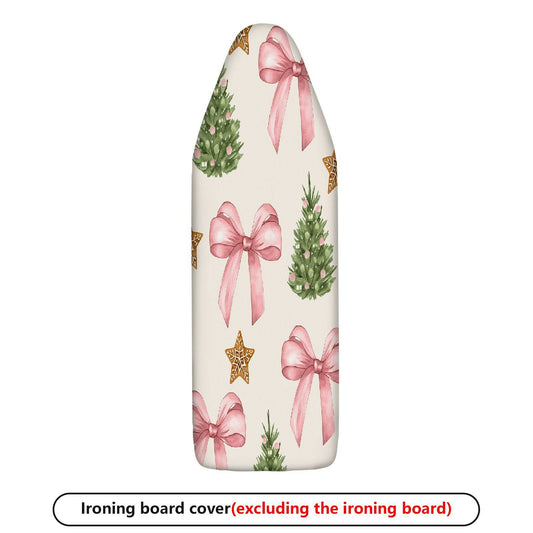 1-Piece Christmas Bow Tree Star  Ironing Board Cover, Universal Size, Without Board