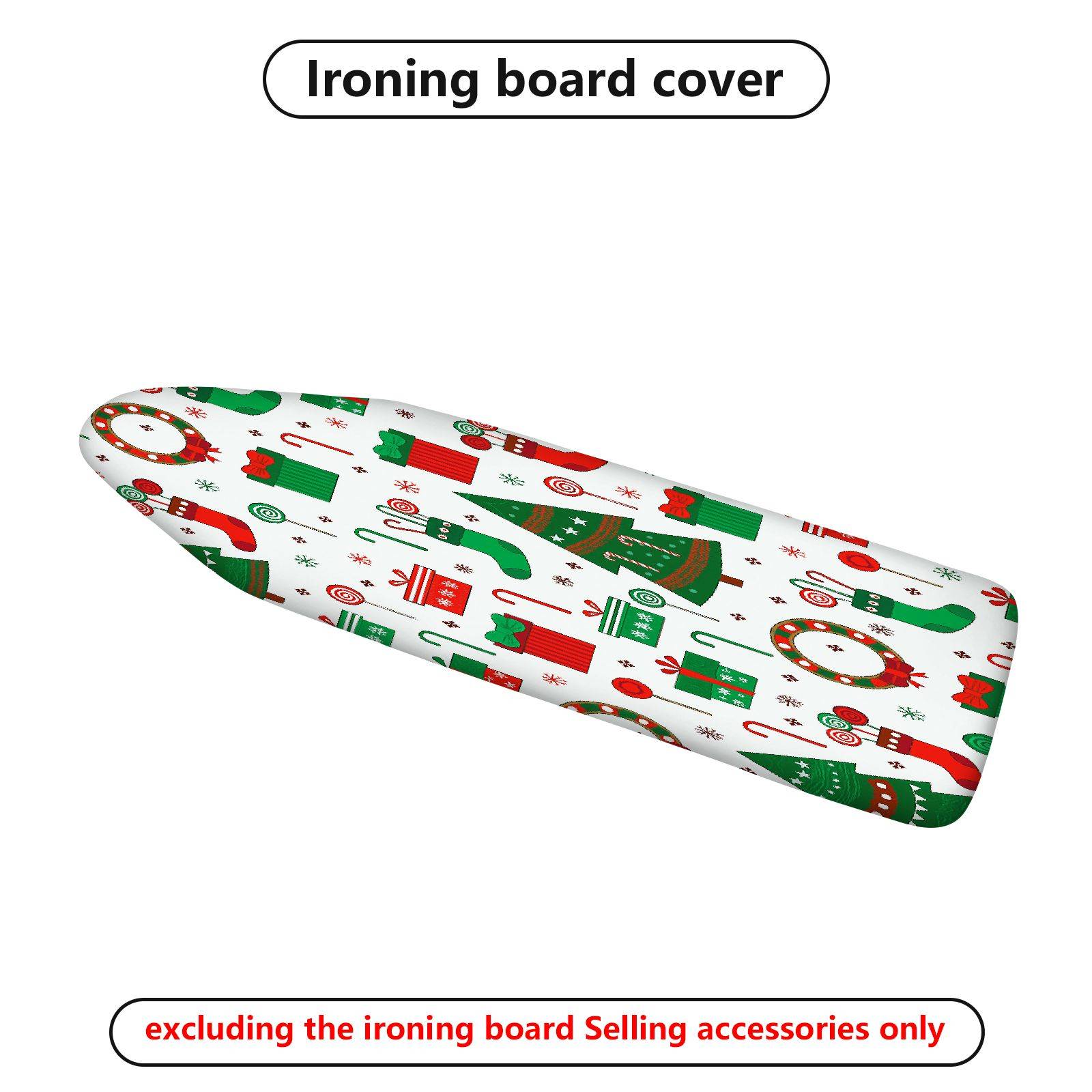 1-Piece Christmas Stockings Ornaments  Ironing Board Cover, Universal Size, Without Board