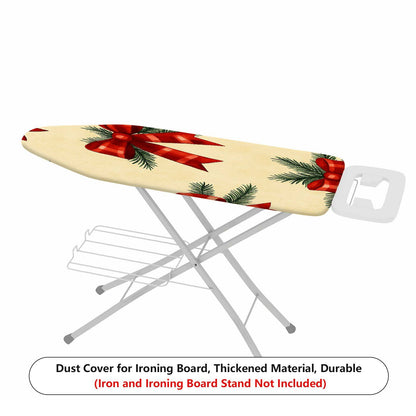 1-Piece Christmas Bow Pine  Ironing Board Cover, Universal Size, Without Board