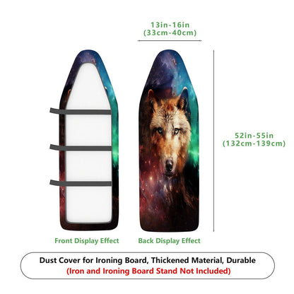 1-Piece Wolves Galaxy Stars  Ironing Board Cover, Universal Size, Without Board