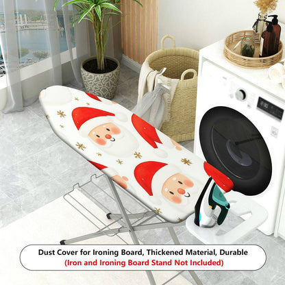 1-Piece Santa Claus Christmas Snowflake  Ironing Board Cover, Universal Size, Without Board