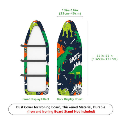 1-Piece Dinosaur  Fun  Ironing Board Cover, Universal Size, Without Board