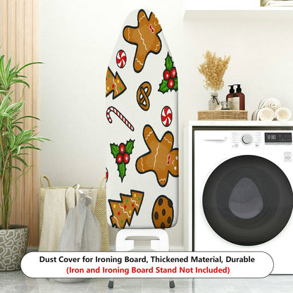 1-Piece Christmas cookies gingerbread holiday  Ironing Board Cover, Universal Size, Without Board