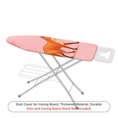 1-Piece Pink Fox Artistic Fun  Ironing Board Cover, Universal Size, Without Board