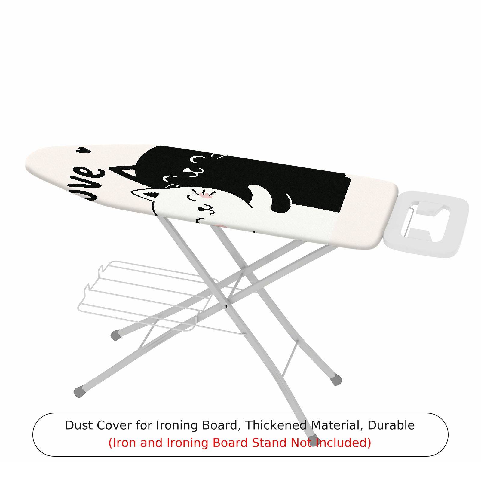 1-Piece Cute Cat Love  Ironing Board Cover, Universal Size, Without Board