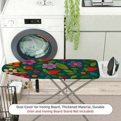 1-Piece Floral Fruit Leaf  Ironing Board Cover, Universal Size, Without Board