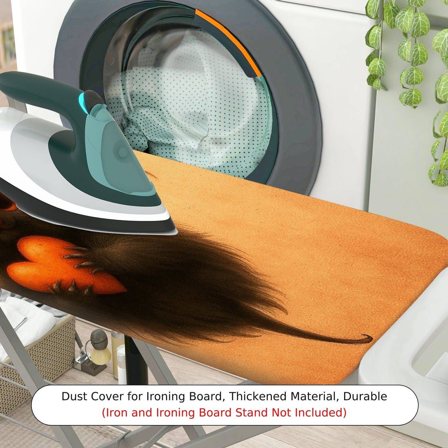 1-Piece Cute Bat Halloween Fantasy  Ironing Board Cover, Universal Size, Without Board