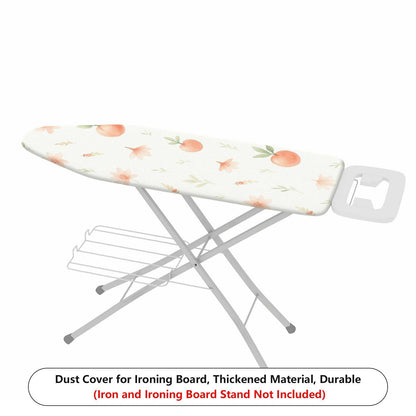 1-Piece Floral Fruit Pattern Peach  Ironing Board Cover, Universal Size, Without Board